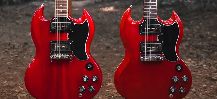 Two Gibson SG