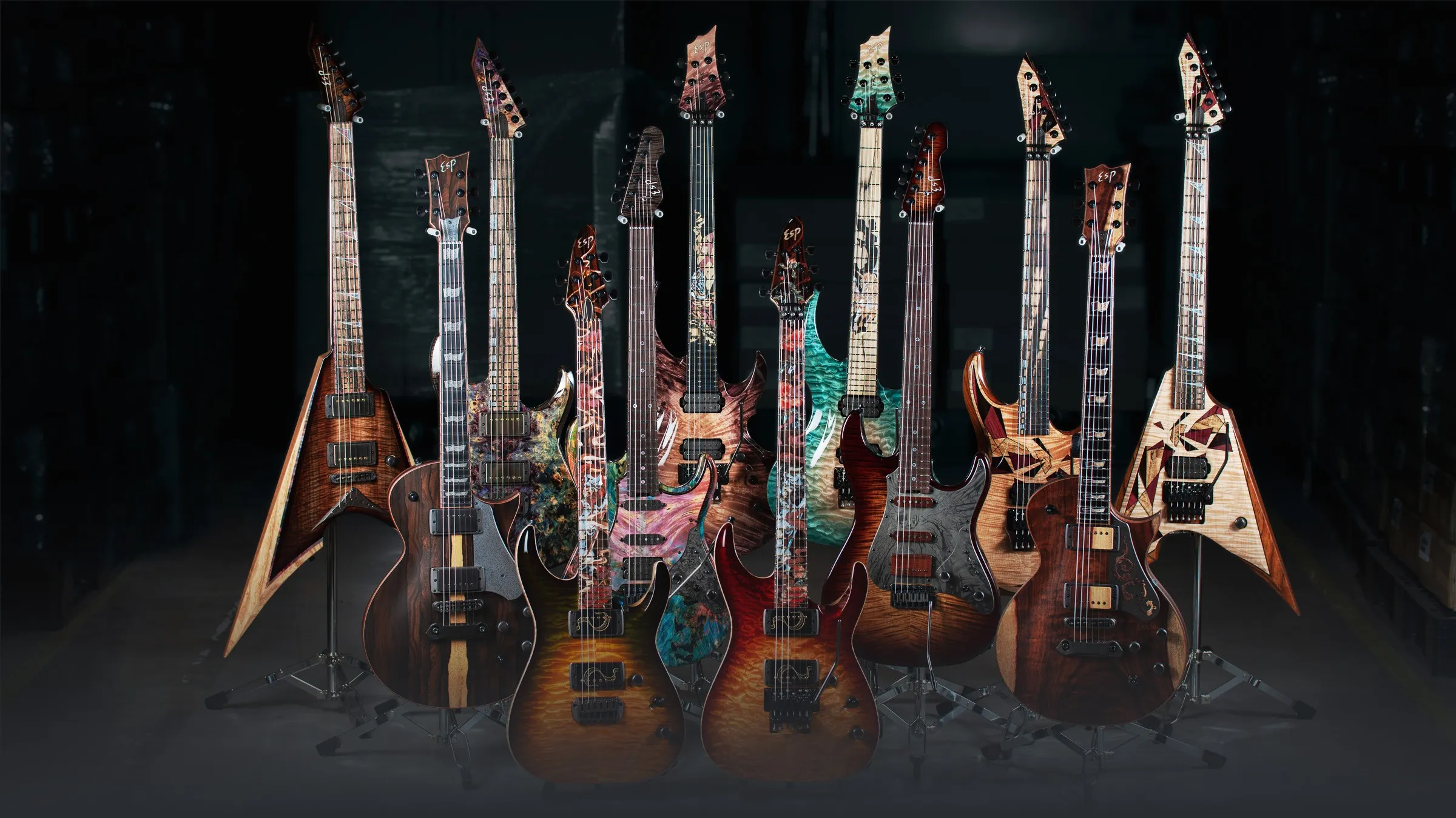 Esp Custom Shop Unveils The 2024 Exhibition Limited Series 12 Unique Guitars You Can Get Only