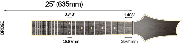 Yamaha FSX3's Scale Length