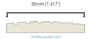 Strandberg Boden Fusion NX 6 Amber Yellow Nut Width