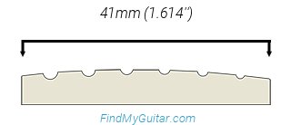 Ibanez YY20 Nut Width