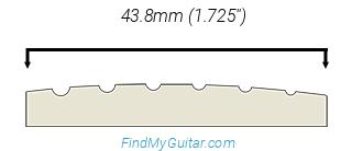 Gibson Dave Mustaine Songwriter Nut Width
