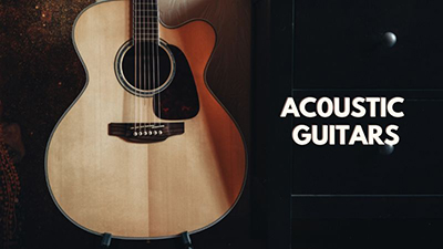 acoustic guitars banner
