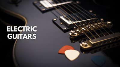 electric guitars banner
