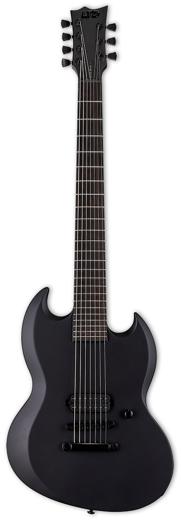ESP LTD Viper-7 Baritone Black Metal