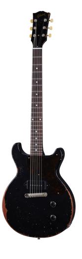 Gibson Custom 1960 Les Paul Junior Double Cut Ebony Ultra Heavy Aged